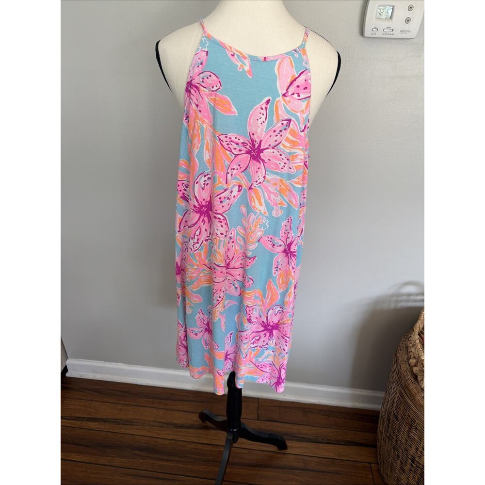 Bright Colorful Casual Summer Dress for women, Size medium - Picture 4 of 5